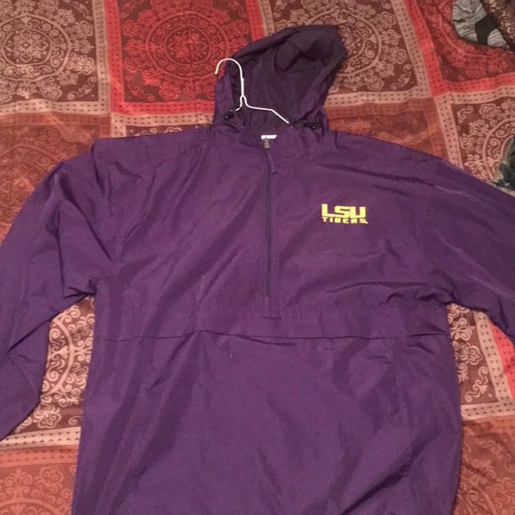 lsu champion windbreaker
